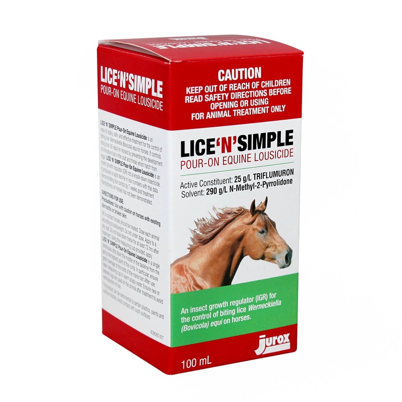 Lice’N’Simple Pour On Equine Lousicide