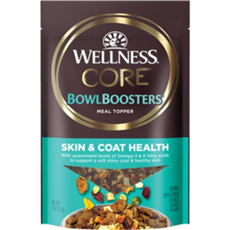 Wellness Bowl Boosters Functional Freeze-Dried Topper Skin & Coat Health 4 oz.