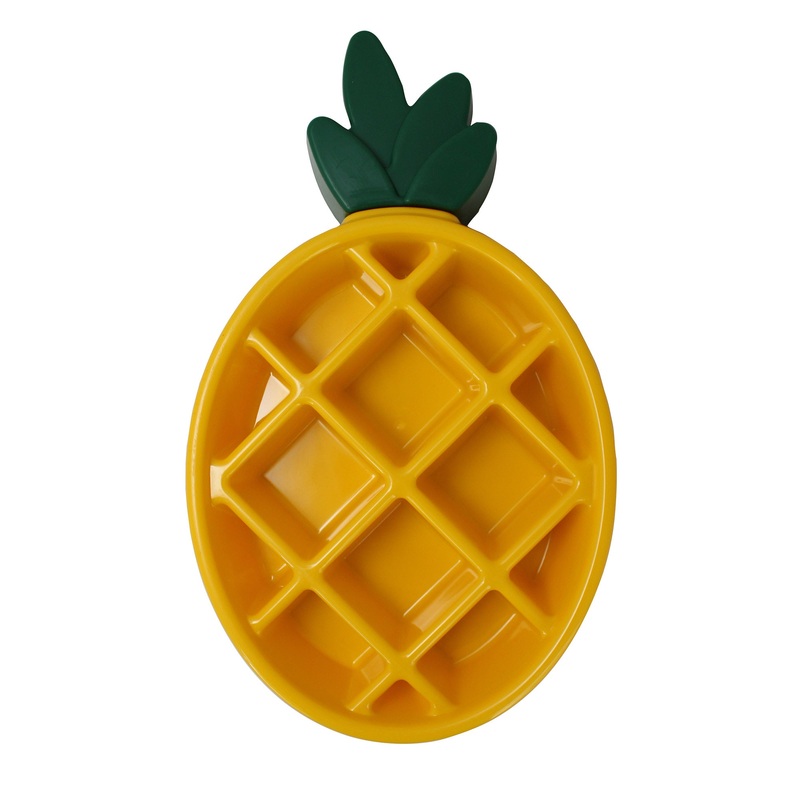 ZippyPaws Happy Bowl Slow Feeder – Pineapple