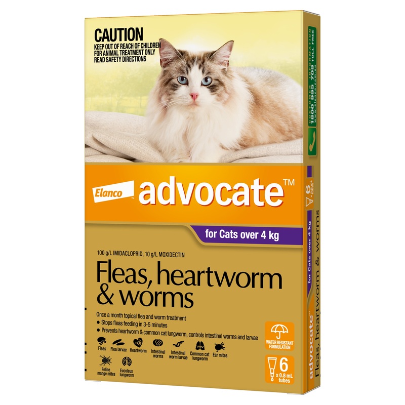 Advocate For Cats Over 4kg|3 Pack|6 Pack