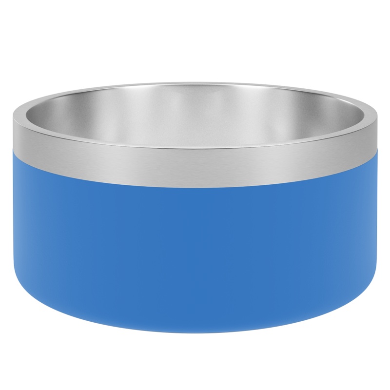 Dazy Dog Dura Stainless Steel Dog Bowl Blue