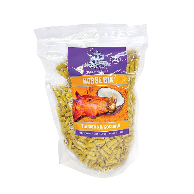 Huds & Toke Turmeric and Coconut Horse Bix Horse Treats 1kg