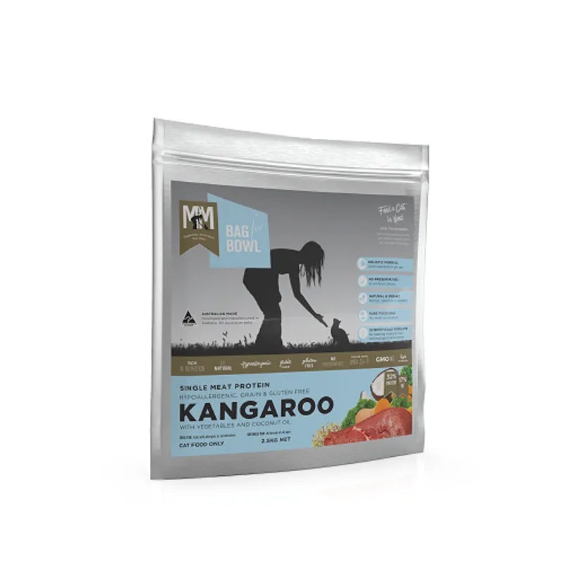 MfM (Meals for Mutts) Kangaroo Single Protein  Grain & Gluten Free Cat Food 2.5kg