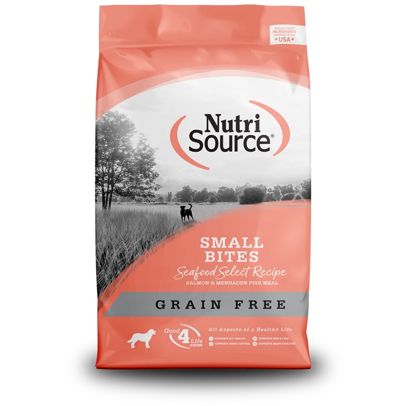 Nutrisource Small Bites Grain Free Seafood Select Recipe Dry Dog Food