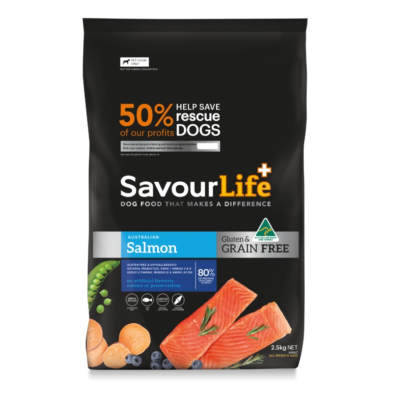 SavourLife Grain Free Adult Dog Australian Salmon Dry Food