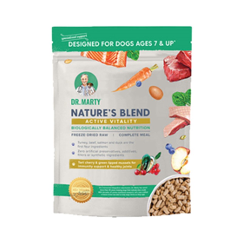 Dr. Marty Nature’s Blend Active Vitality Freeze-Dried Raw Complete Meal 6 oz.