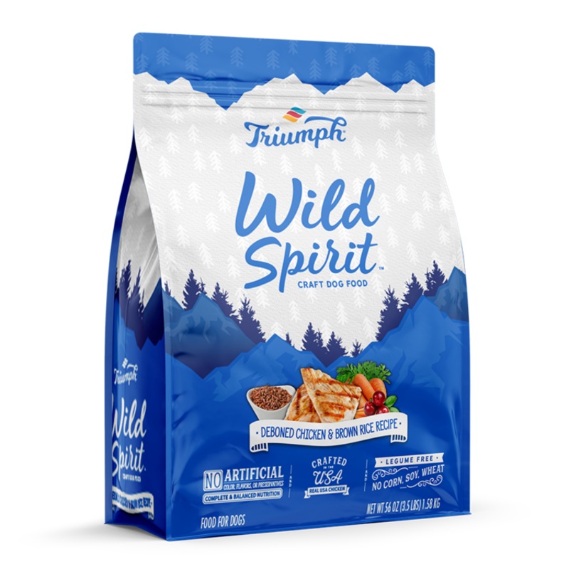 Triumph Wild Spirit Chicken & Brown Rice Recipe Craft Dry Dog Food
