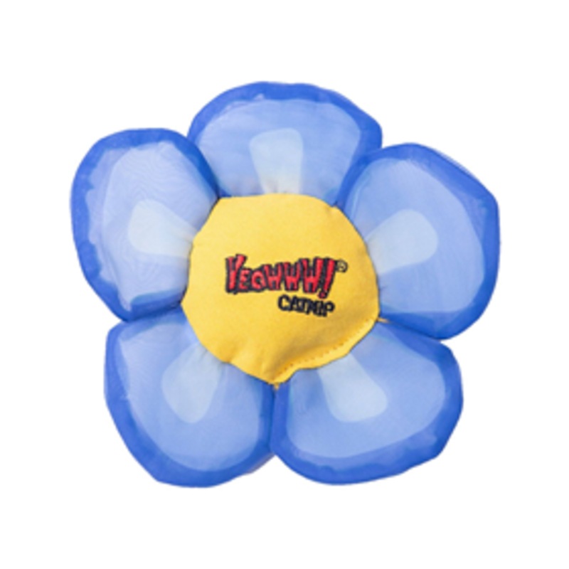 Yeowww! Daisy’s Flower Tops Blue Catnip Toy