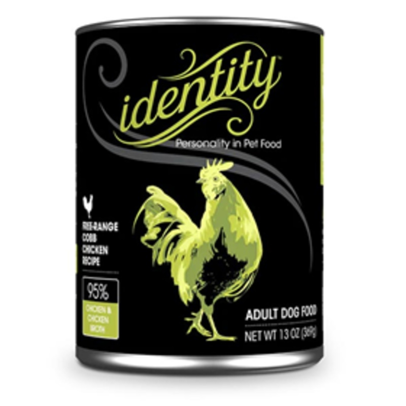 Identity 95% Free-Range Cobb Chicken Recipe Adult Dog Food 13 oz.