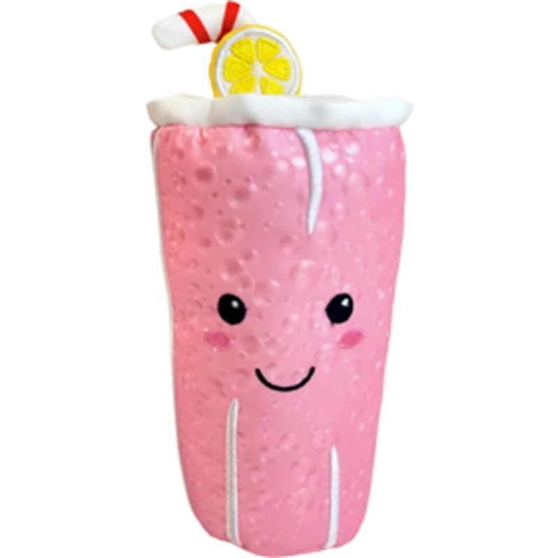 Shoreway Pink Lemonade Plush Dog Toy