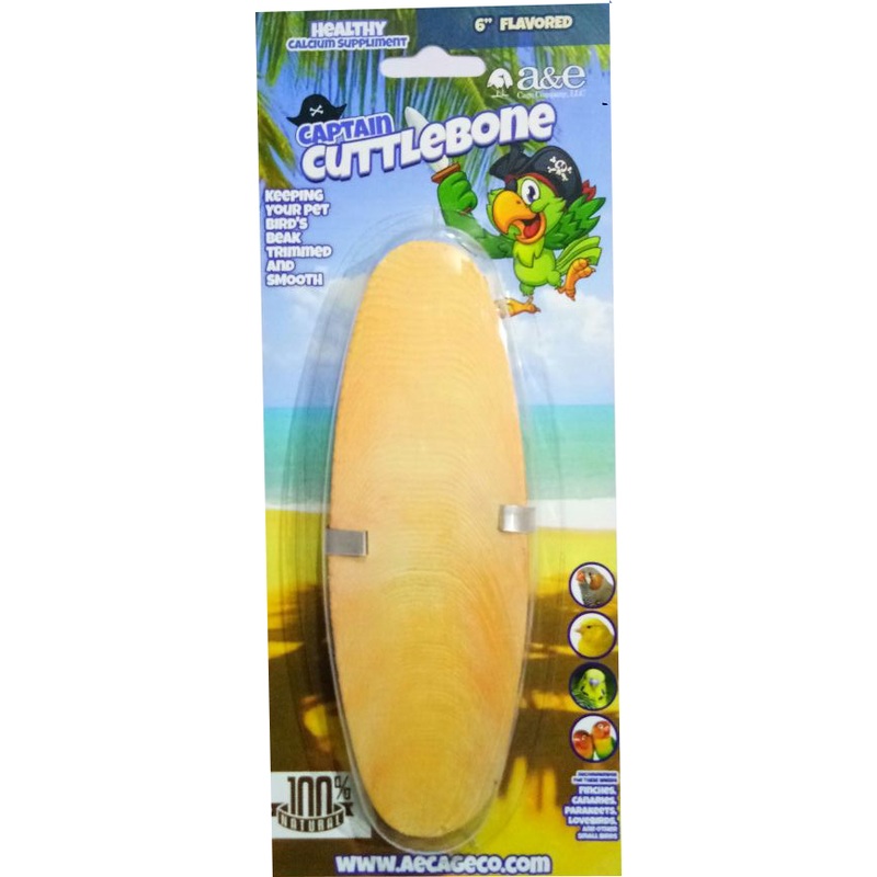 A&E Cage Company 6 Flavored Cuttlebone for Birds