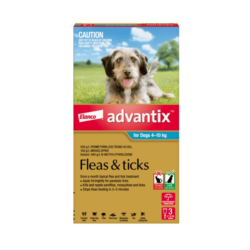 Advantix Aqua Medium Dog (4-10kg)