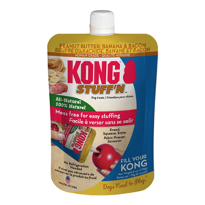 KONG Stuff’N All Natural Peanut Butter Bacon Banana 6oz.
