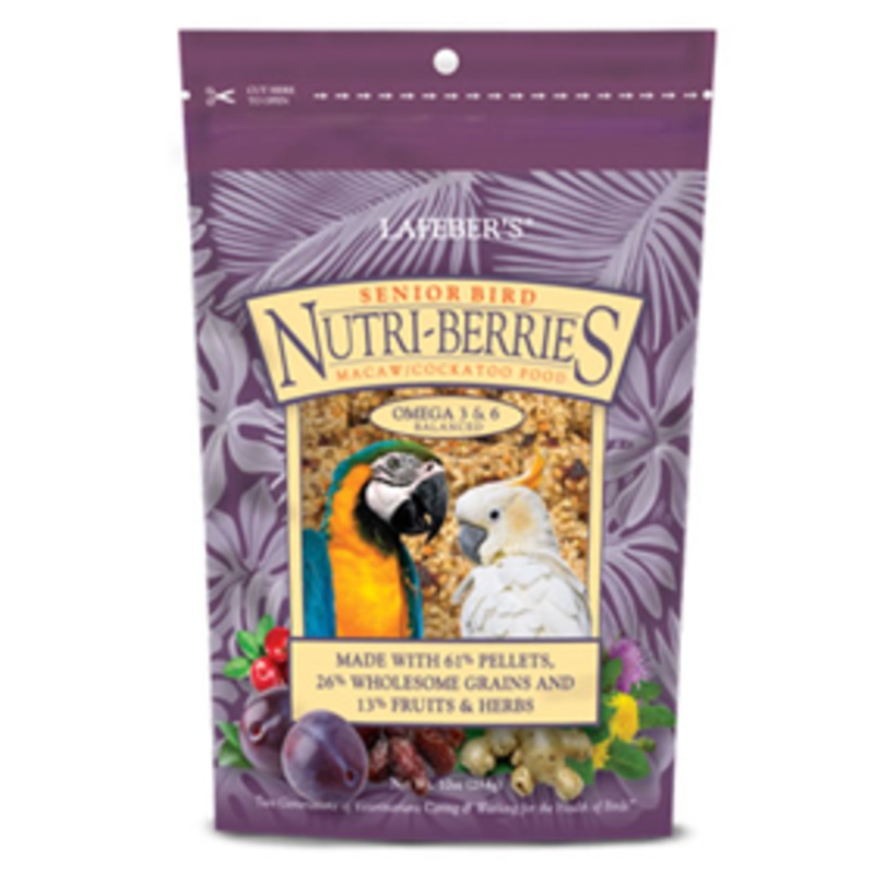 Senior Bird Nutri-Berries for Macaw & Cockatoo 10oz.