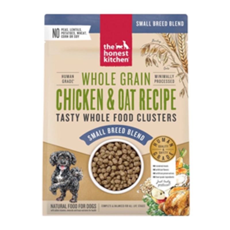 The Honest Kitchen Whole Grain Whole Food Clusters Chicken & Oats Recipe for Small Breeds