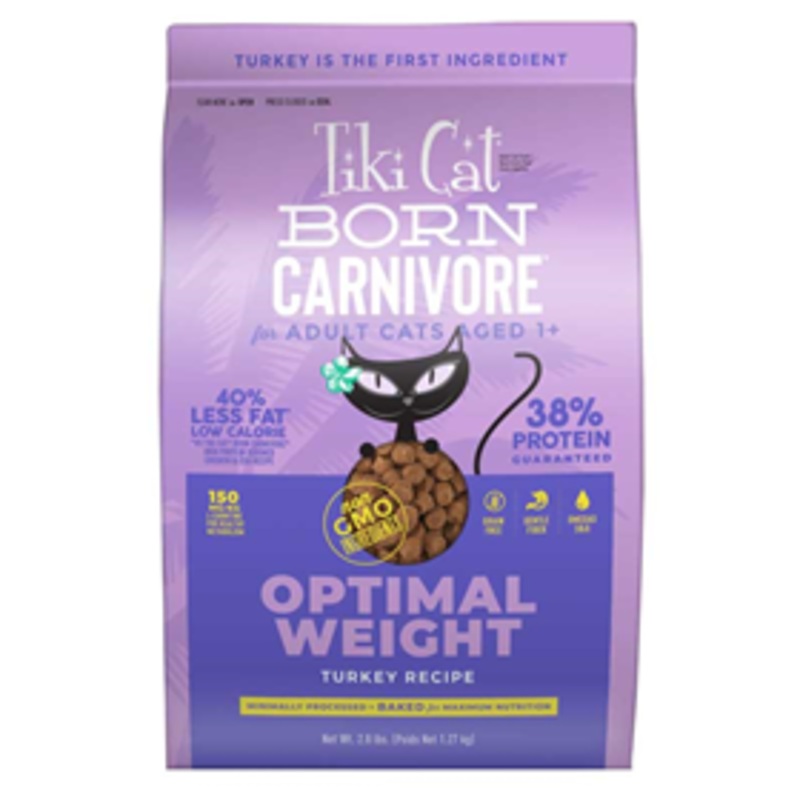 Tiki Cat Born Carnivore Optimal Weight Turkey Recipe 2.8lbs