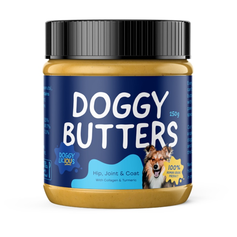 Doggylicious Hip Joint and Coat Peanut Butter Dog Treat 250g