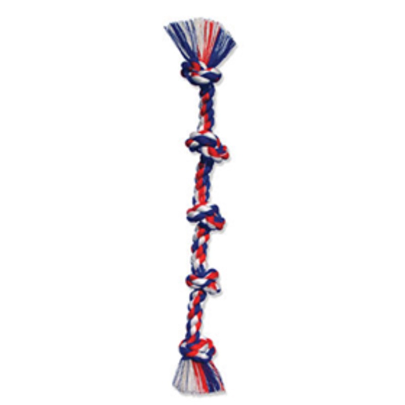 Mammoth Flossy Chews Five Knot Tug Dog Toy Super X-Large