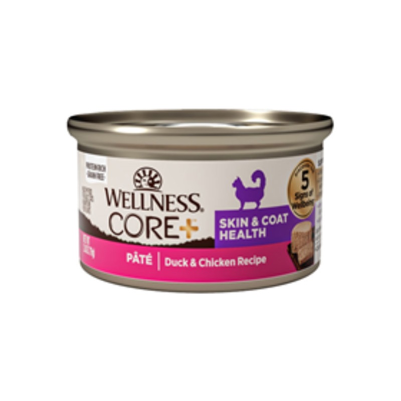Wellness CORE+ Skin & Coat Health Duck & Chicken Recipe 2.8 oz