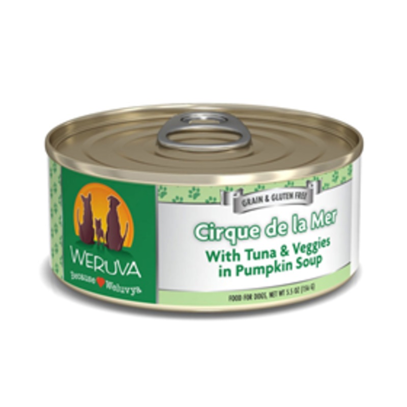 Weruva Cirque de la Mer with Tuna & Veggies in Pumpkin Soup Dog Food
