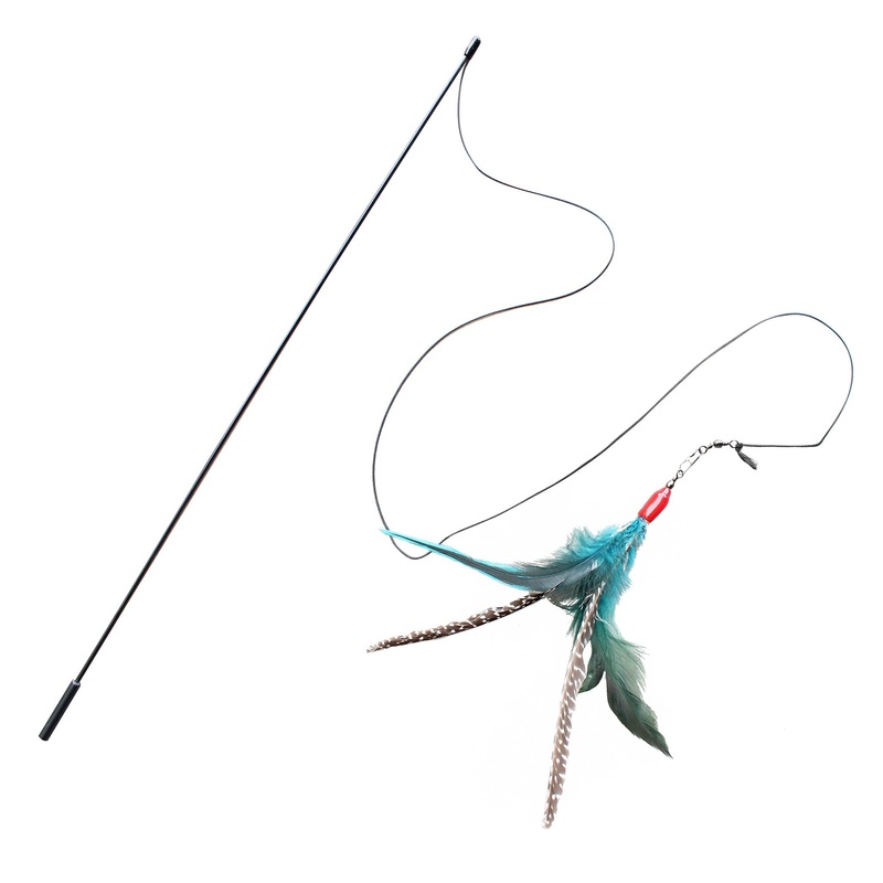 Go Cat Da Bird With Pull Apart Rod