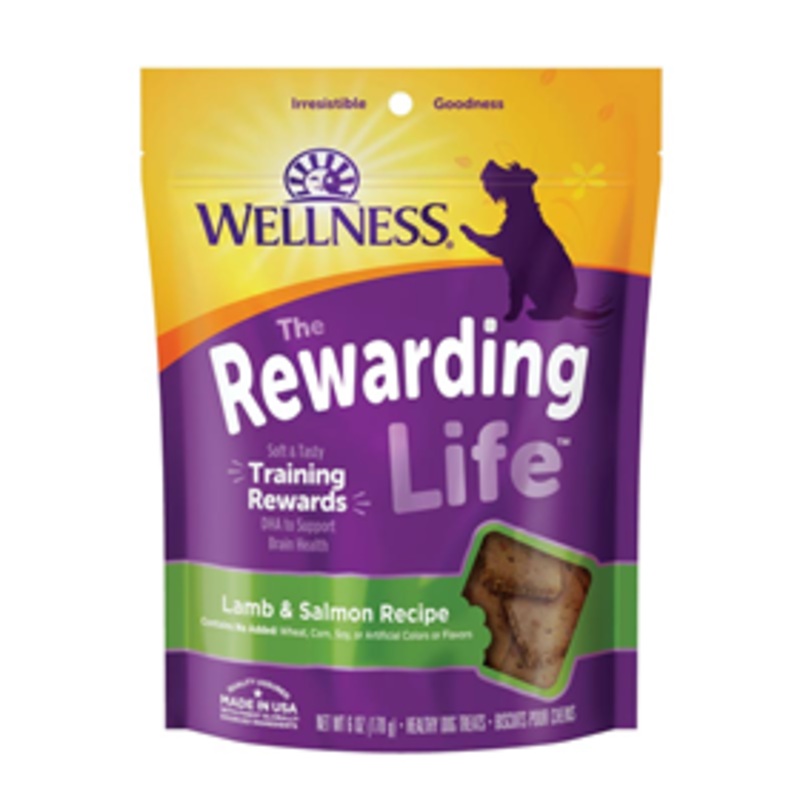 Wellness Rewarding Life Training Rewards Lamb & Salmon Recipe 6 oz.