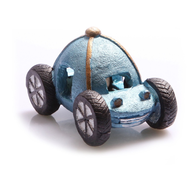Aqua One Ornament Blue Buggy
