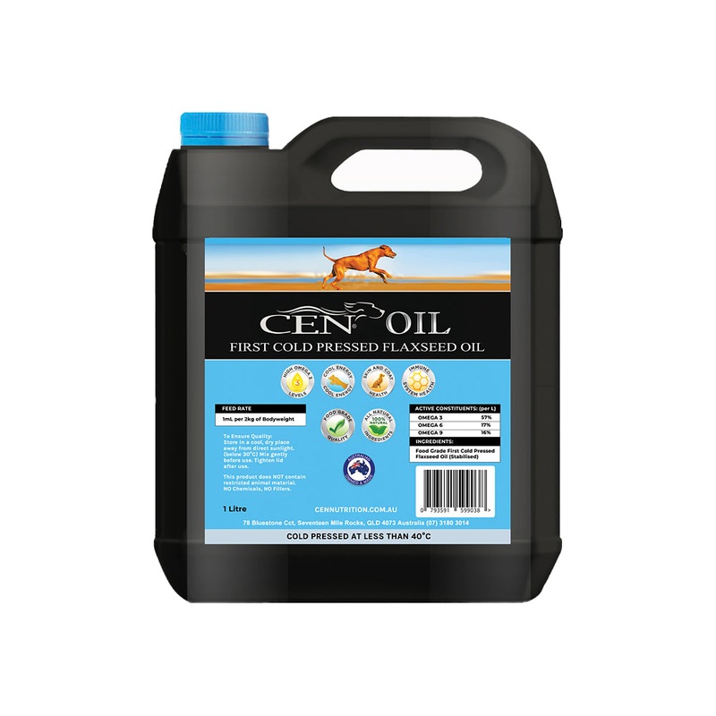 CEN Oil – First Cold Pressed Flaxseed Oil for Dogs 1L