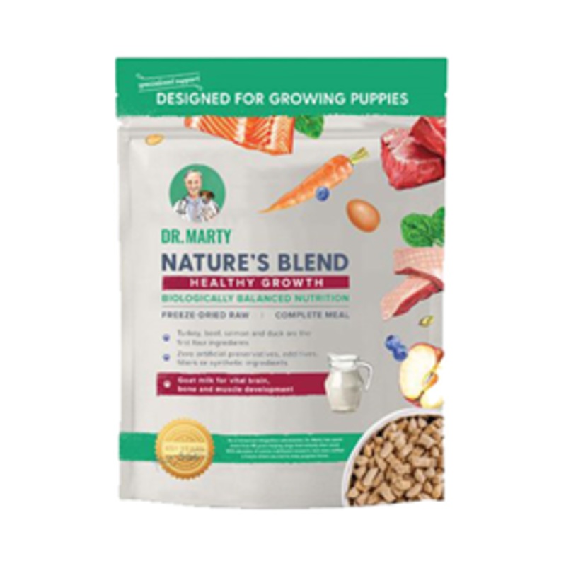 Dr. Marty Nature’s Blend Healthy Growth Freeze-Dried Raw Complete Meal 16 oz.