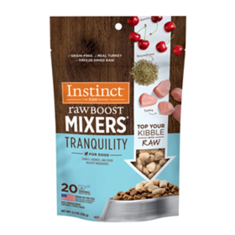 Instinct Boost Mixers Tranquility Grain-Free Freeze-Dried Raw Dog Food Topper, 5.5-oz bag