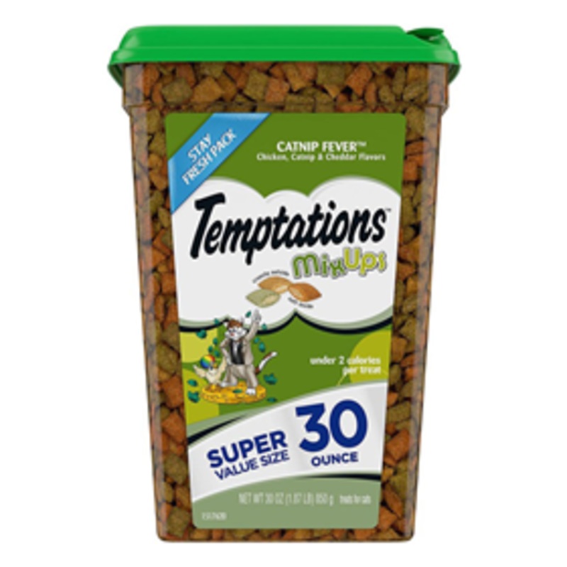 Temptations MixUps Catnip Fever Flavor Soft & Crunchy Cat Treats 30oz