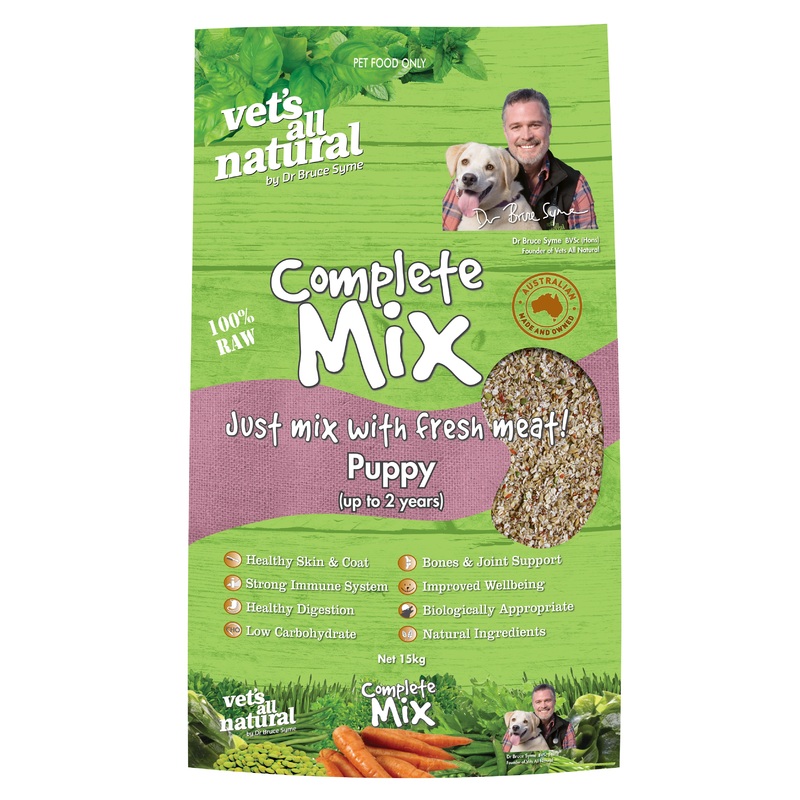 Vets All Natural Complete Mix Dry Dog Food Puppy
