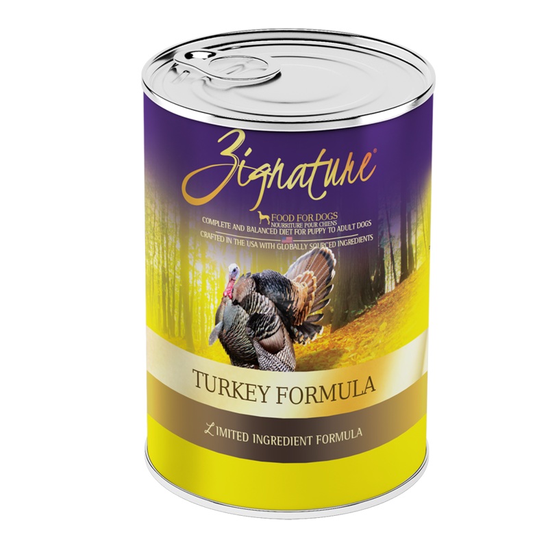 Zignature Dog Canned Food Turkey Formula 13oz