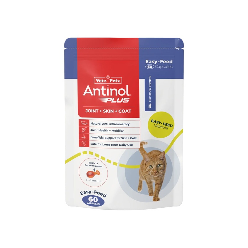 Antinol Plus for Cats – Easy Feed Capsules