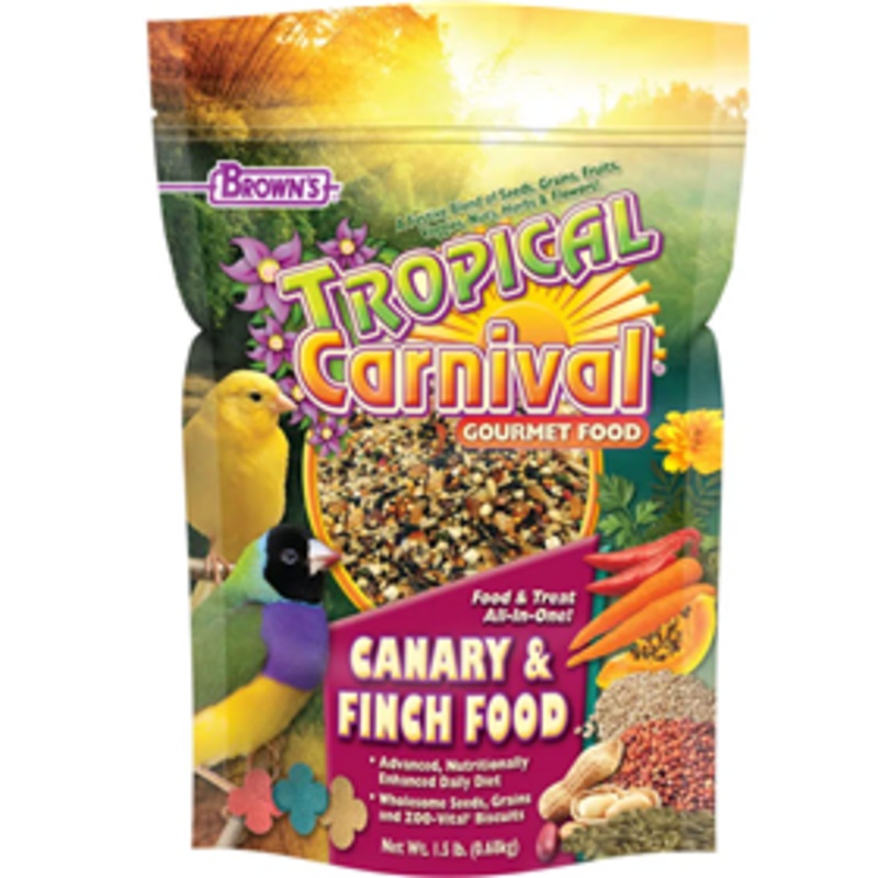 Browns Tropical Carnival Canary & Finch Food 1.5lb