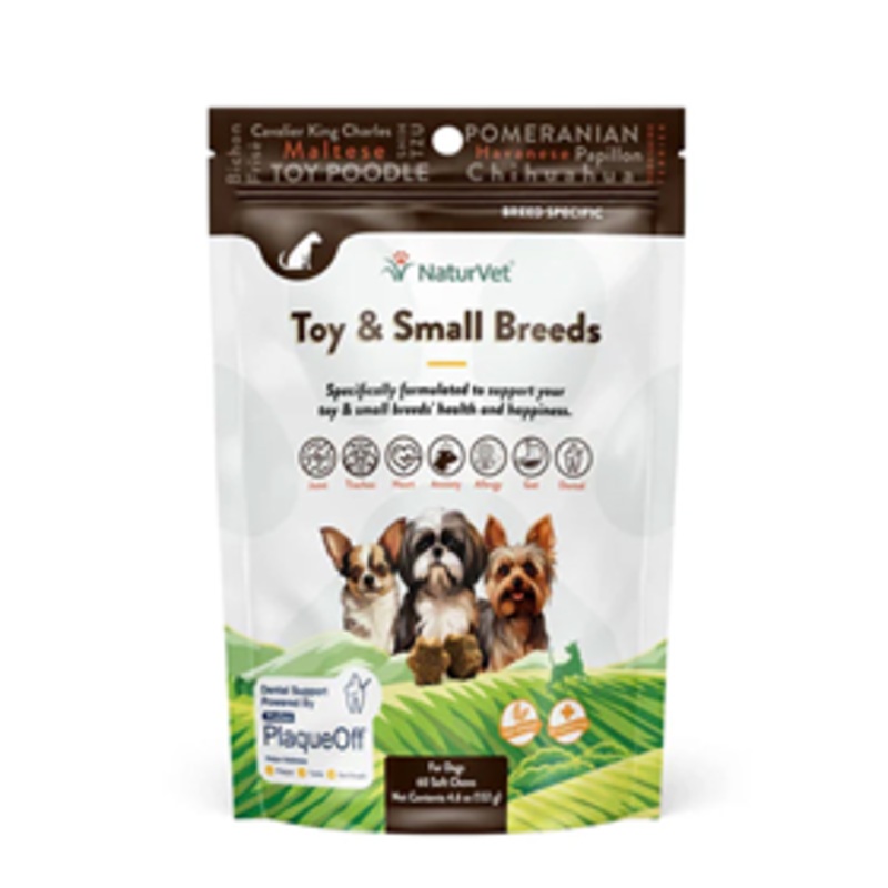 NaturVet Toy & Small Breed Soft Chews 60ct