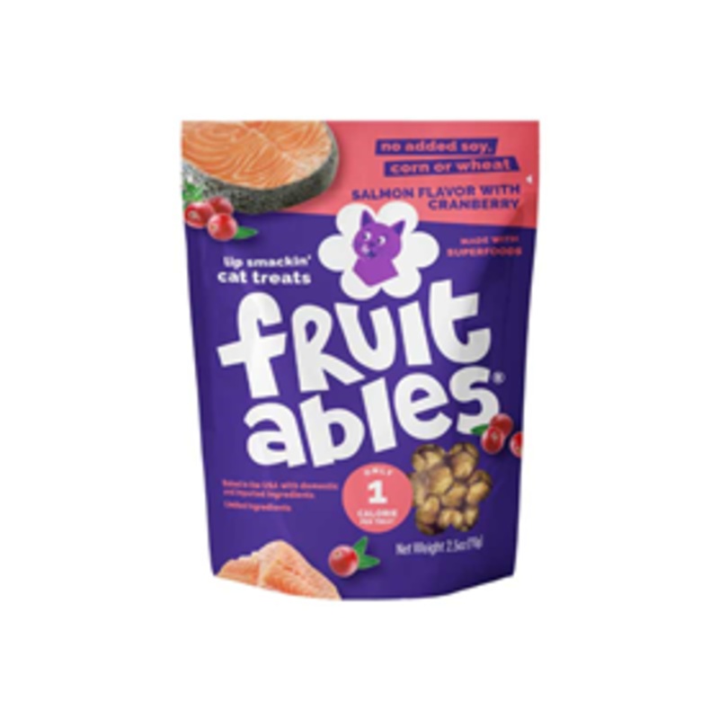 Fruitables Salmon & Cranberry Cat Treats 2.5oz