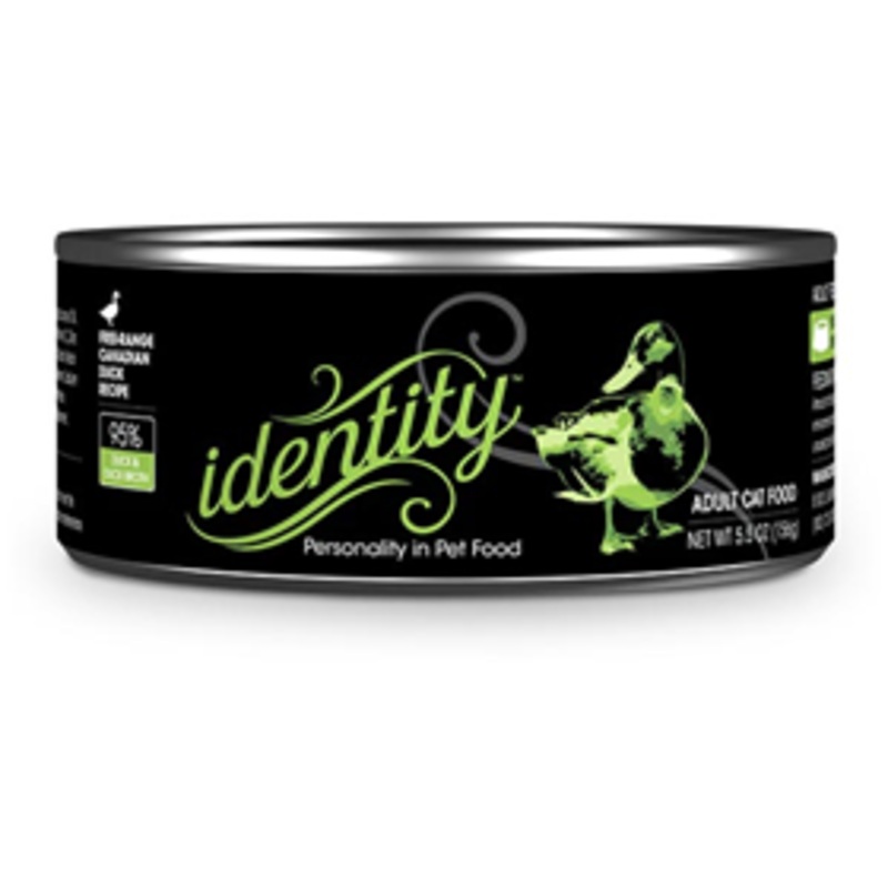 Identity 95% Free-Range Canadian Duck Recipe Adult Cat Food 5.5 oz.