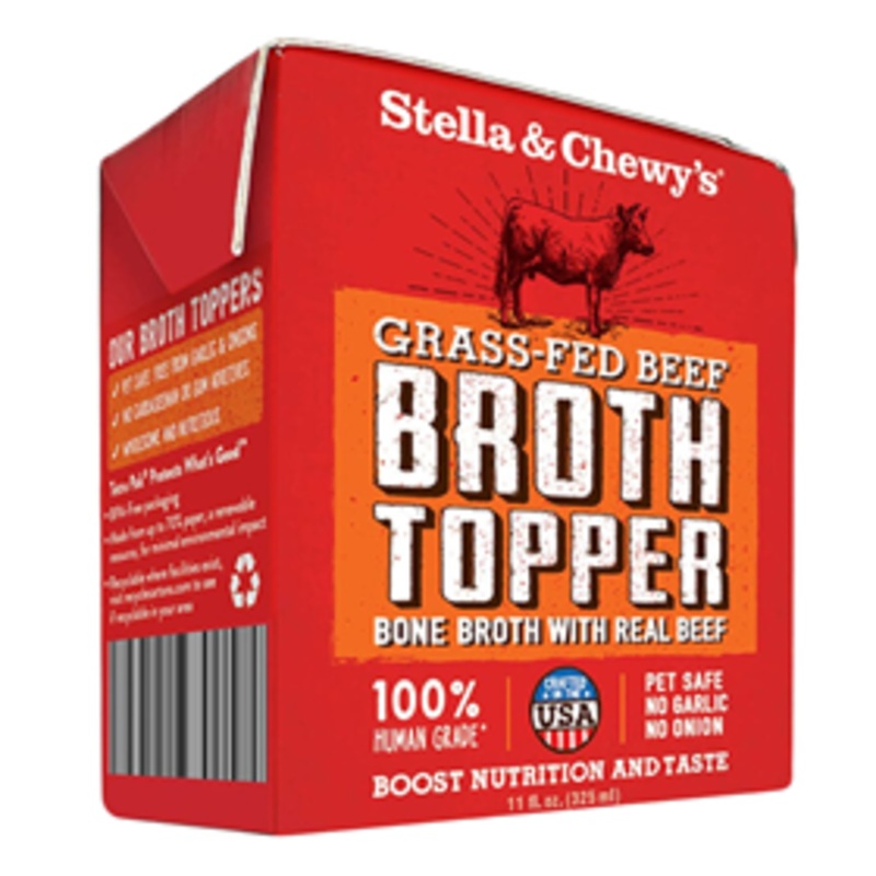 Stella & Chewys Broth Topper Bone Broth with Real Beef 11 oz.