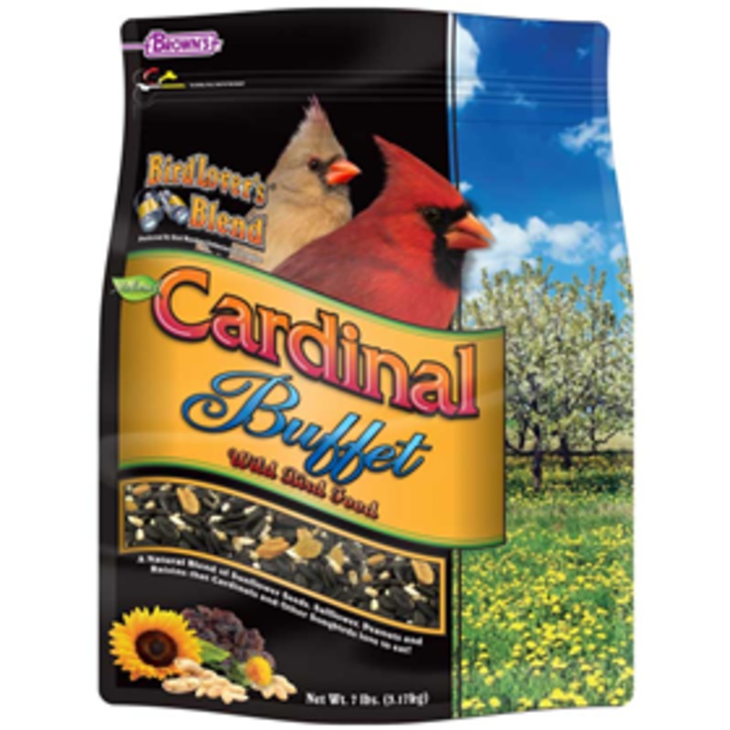 FM Brown’s Bird Lover’s Blend Cardinal Buffet Wild Bird Food 7 lbs.