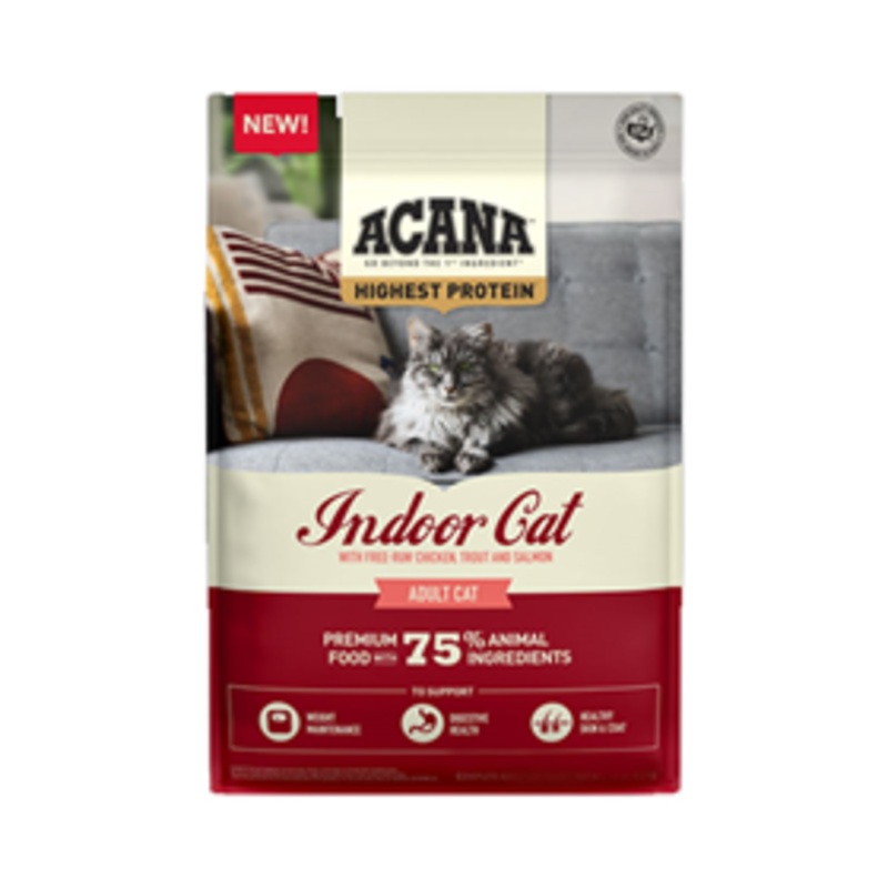 ACANA Highest Protein Indoor Cat with Free-Run Chicken, Trout & Salmon Dry Cat Food
