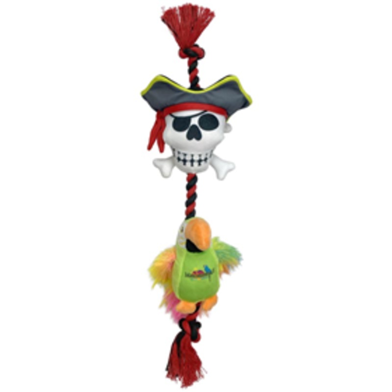 Margaritaville Pirate &  Parrot Rope Toy