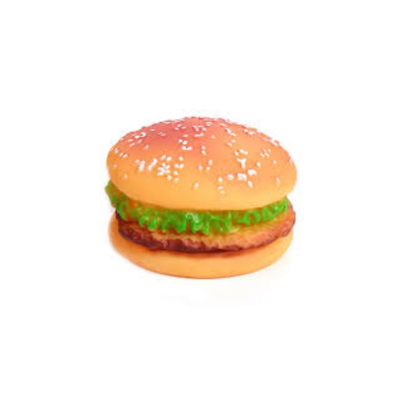 Squeaky Dog Toys – Hamburger