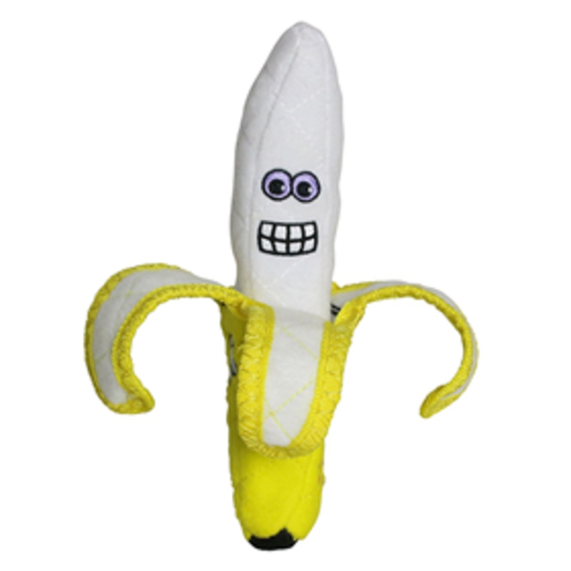 Tuffy Funny Food Banana Dog Toy