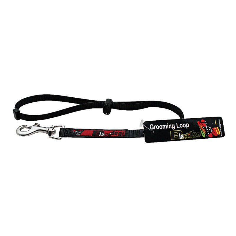 Black Dog Wear Grooming Loop|Black|Purple|Red