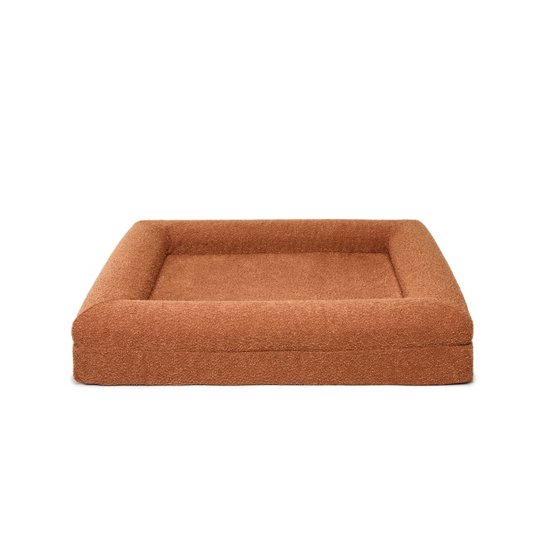 Dazy Dog Bed Cover Boucle Terracotta