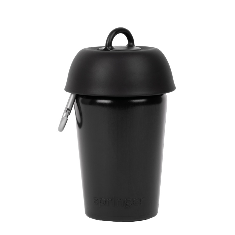 Springer Pets Flip Dog Travel Bottle Black 590ml