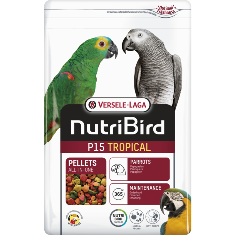 Versele-Laga NutriBird P15 Tropical Pellets – Parrots 3kg