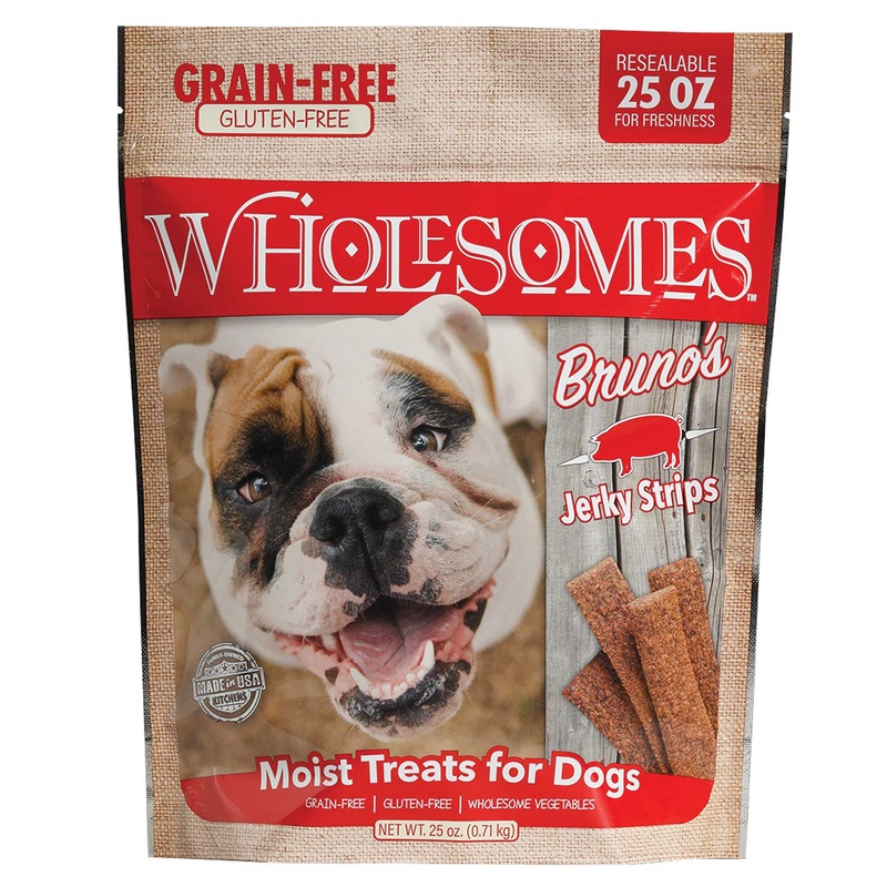 Wholesomes Bruno’s Jerky Strips Grain-Free Dog Treats