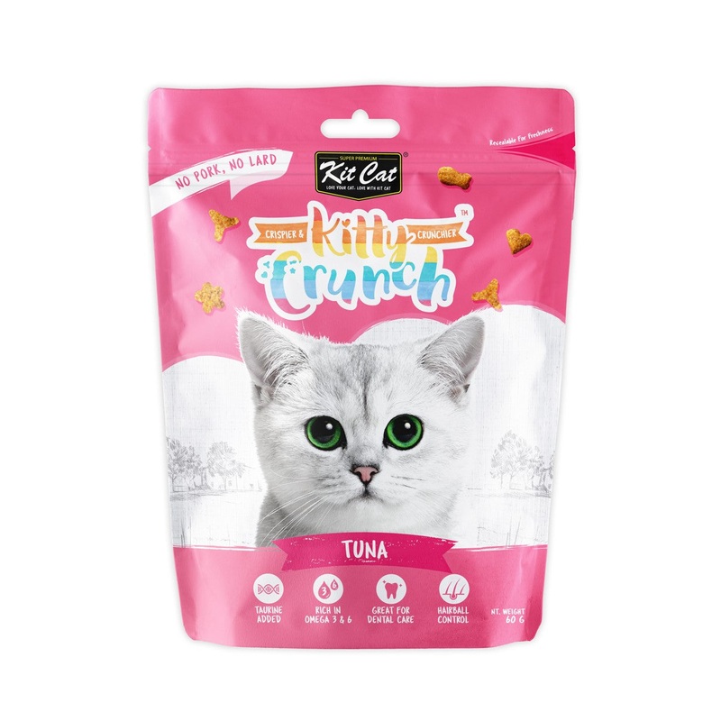 Kit Cat Kitty Crunch Cat Treat Tuna 60g